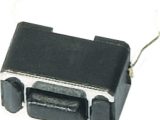 Micro pulsador montaje THT 3.5x6mm altura de botón  (medida desde PCB) 6.5mm