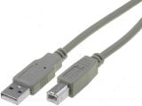 Cables USB 2.0 USB A macho USB B macho niquelado