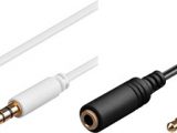 Cables prolongadores  Jack 3.5 – Jack 3.5 de 4 pines