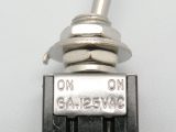 Interruptor de palanca 1 cto 2 Posiciones  SPDT  ON-ON  3A/250VAC Dimensiones de cuerpo 13.2 x 7.9 x 9.5mm