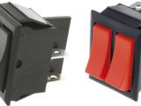 Interruptores dobles orificio de montaje	30.2×22.2mm
