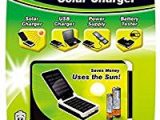 Cargador solar para móvil (AA, AAA, USB, 5 V), blanco y negro Camelion SBC-3001
