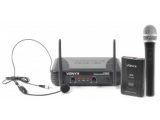 Vonyx	STWM712C micro VHF 2 canales combi div.179.180.
