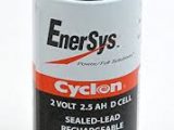 Batería Recargable serie Cyclon celda única, 2 V, Plomo y Ácido  2.5 Ah  D  conexión rápida