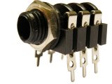 Conector hembra jack 6.5mm stereo