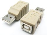 ADAPTADOR USB A MACHO – USB B HEMBRA