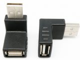 Adaptador USB Macho – Hembra, 90º