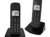 Teléfono Inalámbrico Alcatel E132-DUO DECT Negro (2 pcs)