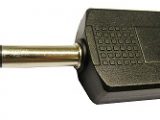 Adaptador 6.4mm MONO MACHO – 2x 6.4mm MONO HEMBRA