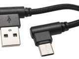 Cables USB A Macho a USB C macho, 1.5m Conectores Acodados