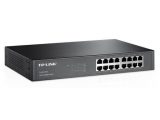 SWITCH TP-LINK TL-SG1016D – 16 PUERTOS 10/100/1000 – DETECCION AUTOMATICA MDI/MDIX – SWITCHING 32GBPS