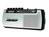 Radio cassette DAEWOO con grabadora incorporada