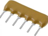 Resistencias ARRAY de tipo Y en carcasa SIL terminales de resistores separados