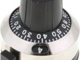 Mando de precisión con contador Diám.eje:6,35mm Ø25x22x24mm