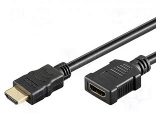 Cable prolongador HDMI 1.4 macho hembra 3m negro