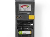 Comprobador de baterías Pilas AAA, AA, C, D, 9 V, botón