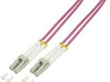Cables de fibra óptica OM4 duplex, multimodo (MM) conectores ambos lados; LC/UPC