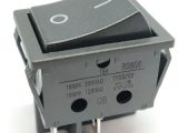 Interruptor  (DPST) 16A.-250V orificio de montaje 28×22mm
