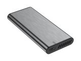 Carcasa de Disco Duro para SSD M.2 SATA Aisens ASM2-007GRY/ USB 3.1 Gen1/ Sin Tornillos