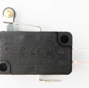 MICRO INTERRUPTOR 27.8x10.3x15.9mm CON ROLDANA Longitud de palanca 11.6mm