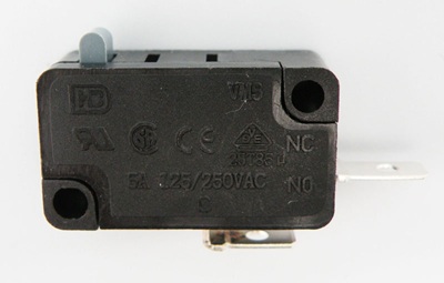 MICRO INTERRUPTOR 22.2X15.7 (SPST)(UL)110GF ON-OFF, 250V5A.