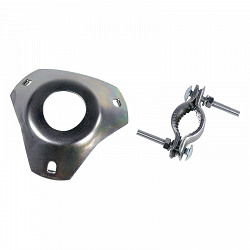 Placa con brida para vientos Ø 46mm