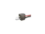 CONECTOR MACHO PUNTO Y RAYA C/CABLE 250MM