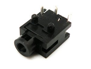 Conector hembra jack  2.5mm mono chasis