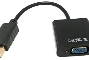 ADAPTADOR DISPLAYPORT MACHO - HDB15 (VGA) HEMBRA, 0.25m