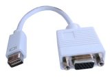 MINI DVI 32P. MACHO – HDB15 (VGA) HEMBRA, 0,2m (PARA APPLE)