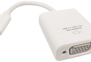 ADAPTADOR USB C 3.1 a VGA Hembra, 15cm