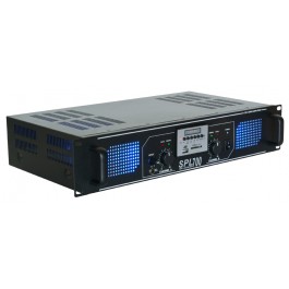 SPL 700MP3 Amplificador con LEDs azules + EQ Negro.178769.