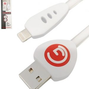 ADAPTADOR Lightning cable, Color Blanco, con chip, 1m
