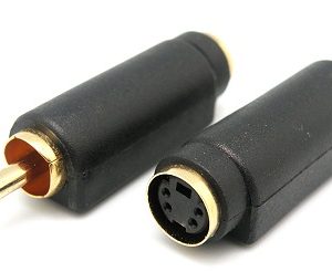 Adaptador 4P. S-VHS HEMBRA - RCA MACHO