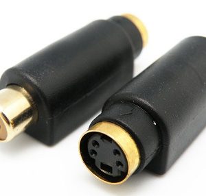 Adaptador 4P. S-VHS HEMBRA - RCA HEMBRA