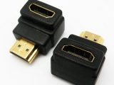 Adaptador 90º HDMI TIPO A MACHO- HEMBRA