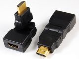 Adaptador HDMI A MACHO a HDMI A HEMBRA, ROTACIÓN 270º, D