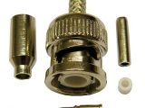 BNC Macho Crimpar para RG-174 PTFE (teflón)
