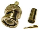 BNC Macho Crimpar para RG- 58  PTFE (teflón)
