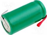 Acumulador Ni-MH  2/3AA,2/3R6  1,2V  600mAh  Ø14,5x30mm