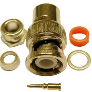 BNC Macho Soldar RG-59 PTFE (teflón)