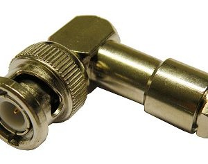 BNC Macho acodado Soldar RG-58 PTFE (teflón)