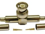 BNC MACHO CRIMPAR- 2 SALIDAS RG-58