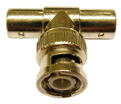 BNC MACHO- 2BNC HEMBRAS (UG274B/U)