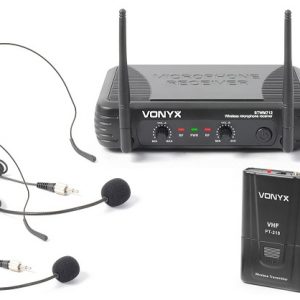Vonyx	STWM712H Micro Inalambrico 2 Canales VHF doble cabeza.179178