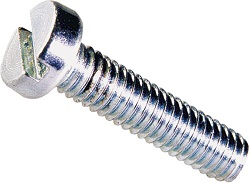 Tornillos con cabeza cilíndrica y ranura recta DIN84