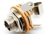 Conector hembra jack 6.5mm mono circuito cerrado