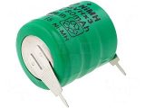 Acumulador Ni-MH 3,6V 80mAh Sal:2pin Ø16x18mm