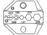 HERRAMIENTA PROFESIONAL PARA CRIMPAR RG-58,59,62,174,F.O.