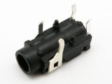 Conector hembra jack 3.5mm stereo chasis 4 pin